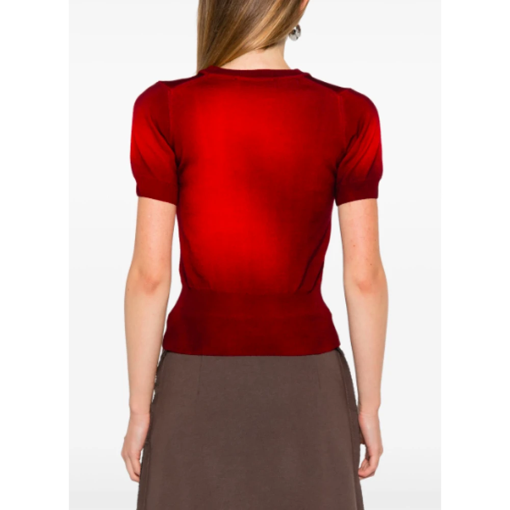 Vivienne Westwood Rood Zwart Eli Top Stijlvol ontwerp Red Dames