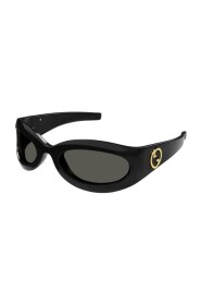 GG1247S Czarne Szare Okulary przeciwsłoneczne