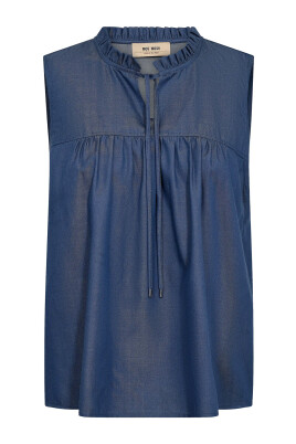denim-bluse-med-v-hals-og-band