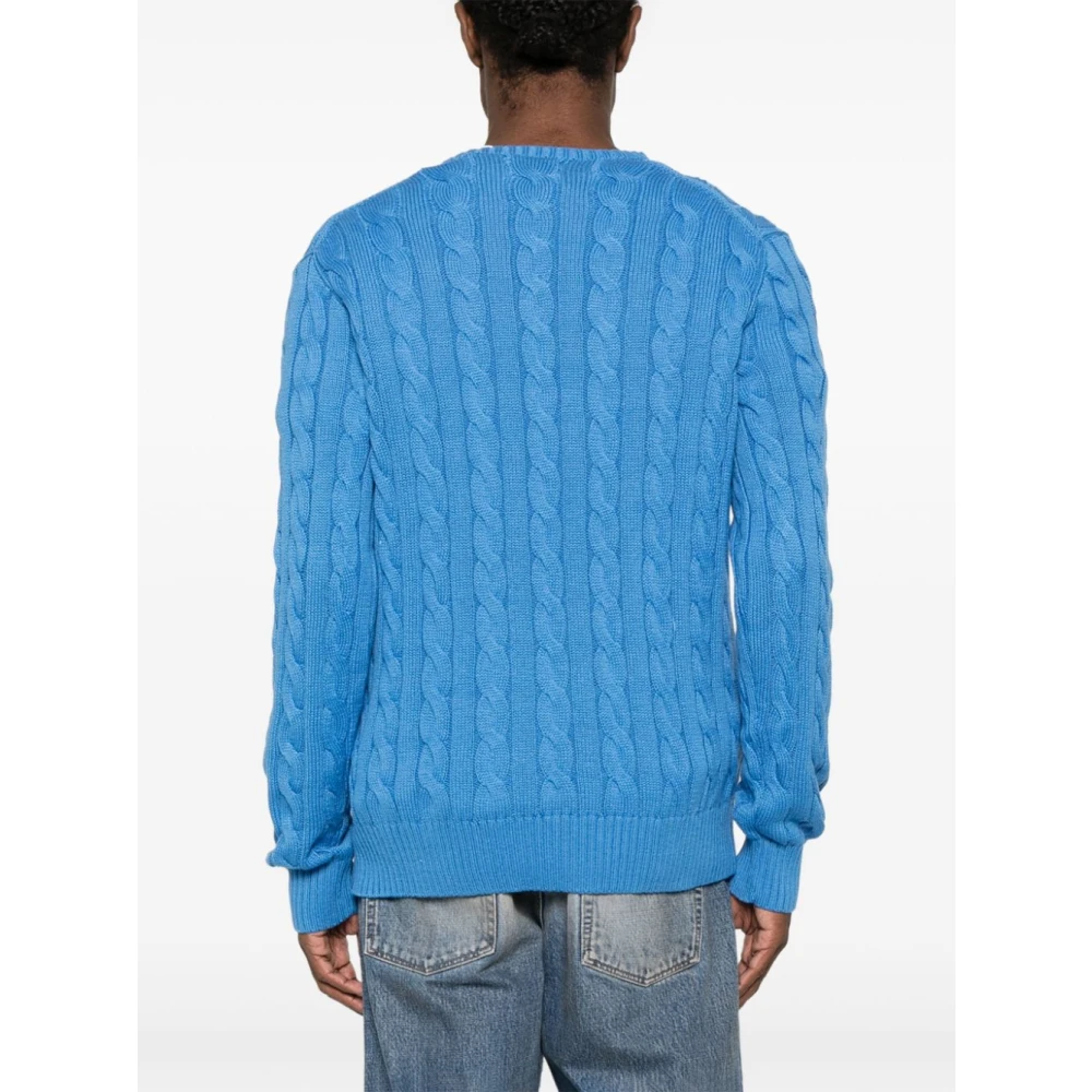 Polo Ralph Lauren Blauwe Crew Neck Sweatshirt Blue Heren