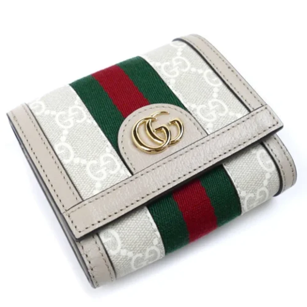 Gucci Vintage Pre-owned Canvas wallets Multicolor Dames