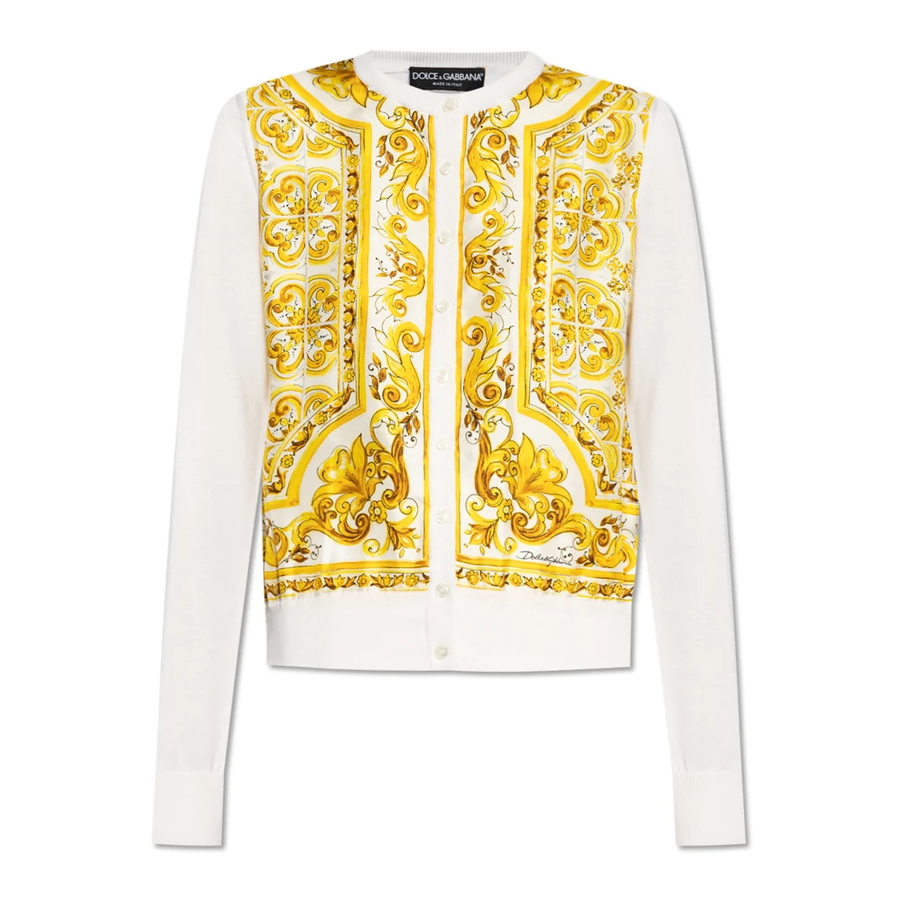 Dolce & Gabbana Geknoopte vest White Dames
