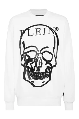 Sweatshirt LS Skull and Plein