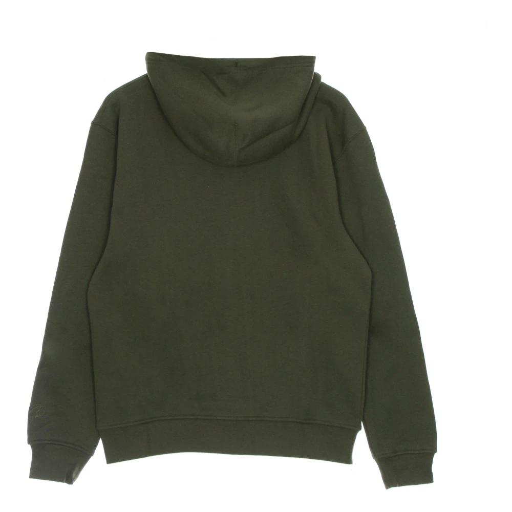 Jordan Essentials Fleece Full-zip Hoodie Olive Green Heren
