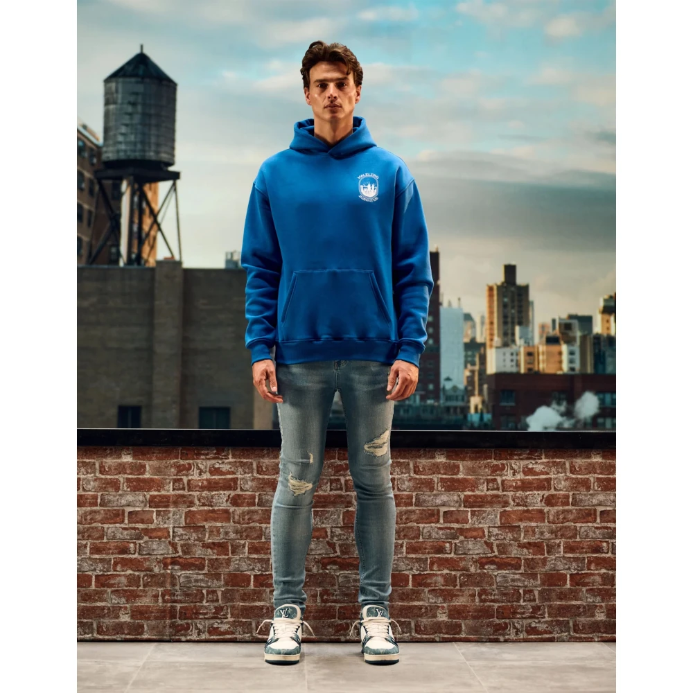 Malelions Hoodie in Kobaltblauw Herenlions Blue Heren