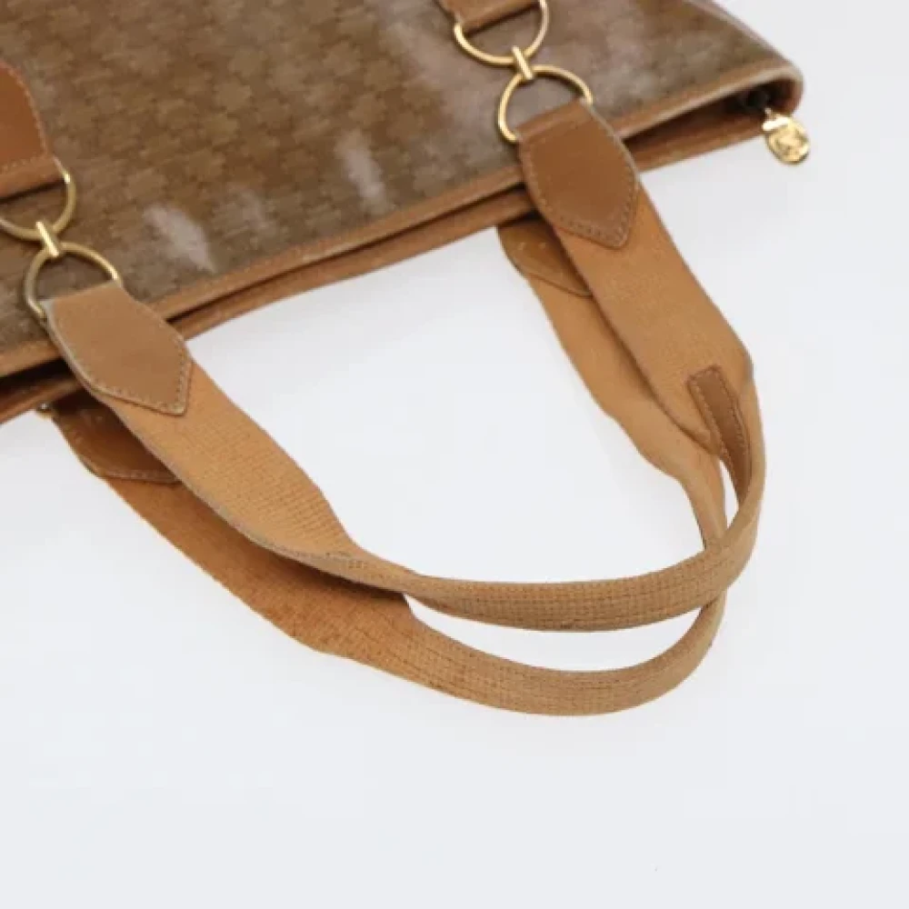 Celine Vintage Pre-owned Canvas totes Beige Dames