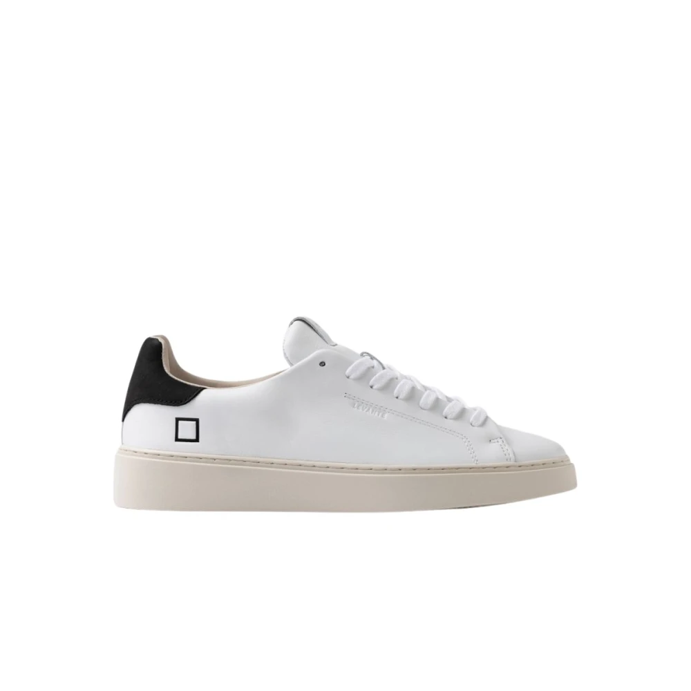 D.a.t.e. Men's White Sneakers, 11 Uk, Sfera Calf