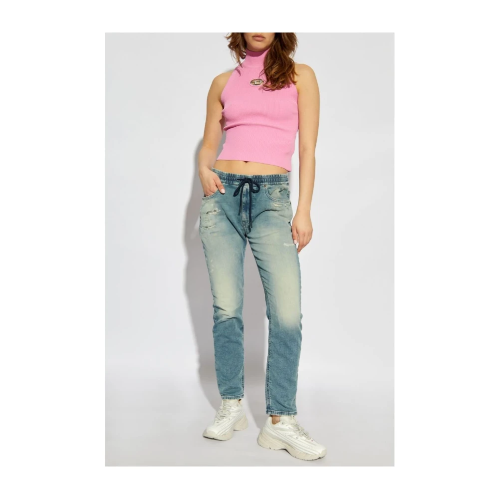 Diesel Stijlvolle Pullover Top Pink Dames