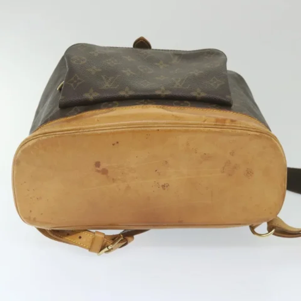 Louis Vuitton Vintage Pre-owned Canvas backpacks Brown Dames