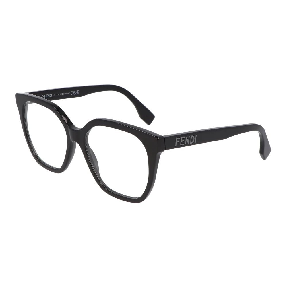 Fendi Vierkant montuur bril Black Unisex