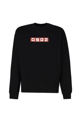Logo Patch Cotton Sweatshirt