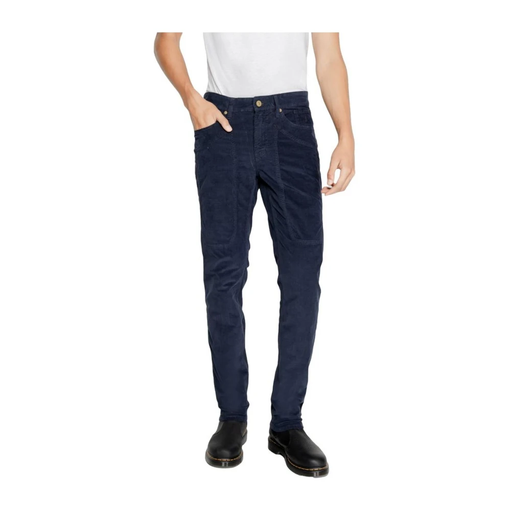 Jeckerson Stretch Katoenmix Herenbroek Blue Heren