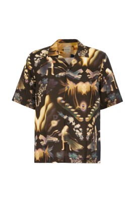 black-lumiere-print-short-sleeve-shirt