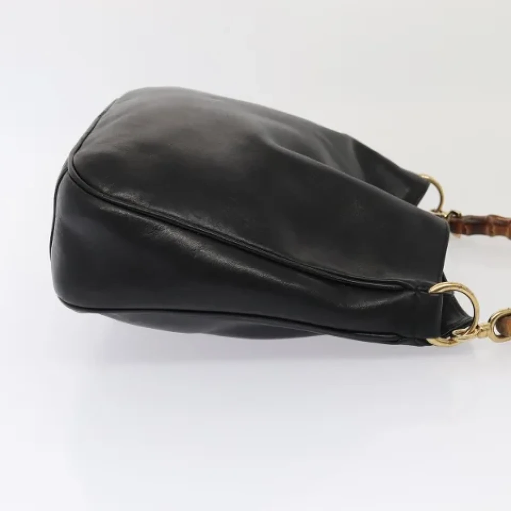 Gucci Vintage Pre-owned Leather handbags Black Dames