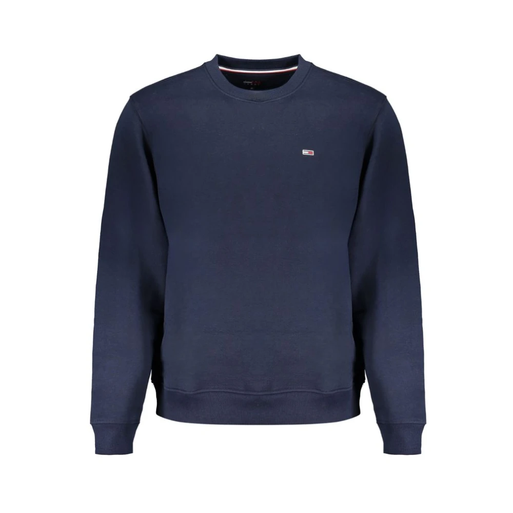 Tommy Hilfiger Blauwe Katoenen Sweatshirt met Applicatie Blue Heren