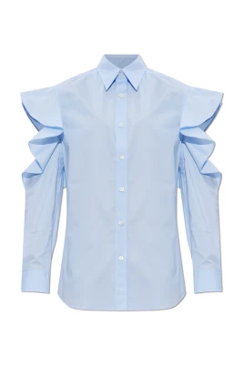 Shoulder Ruffle Shirt