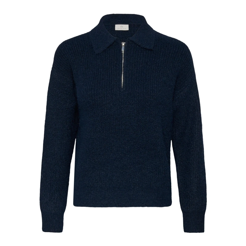 Kaffe - Rundhals-Strickware - Knitwear - Damen - Blau - L - Bild 4