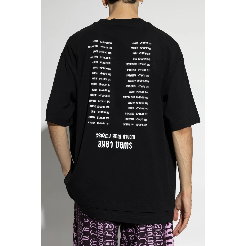 Versace Jeans Couture T-shirt met logo Black Heren