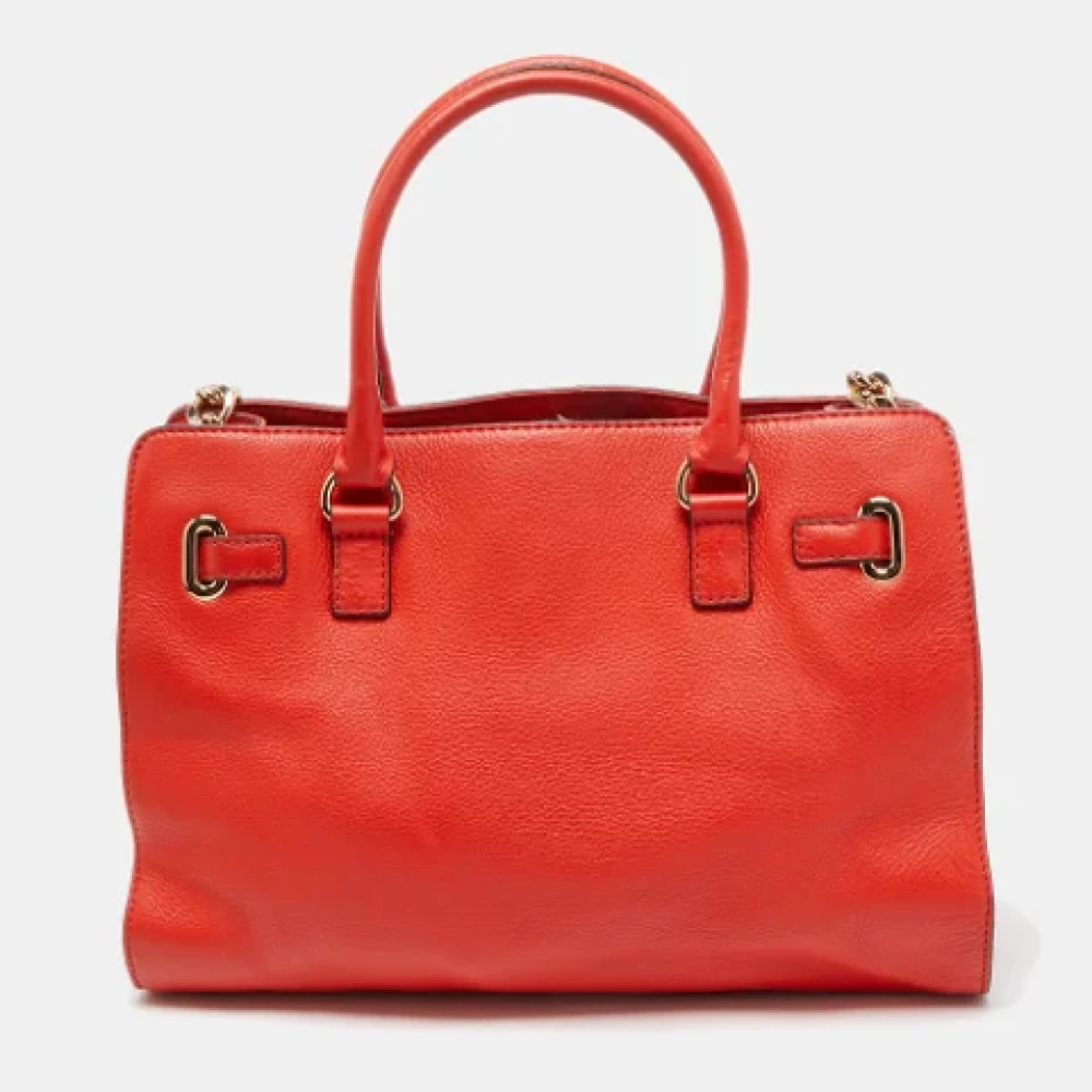 Michael Kors Pre-owned Leather totes Red Dames