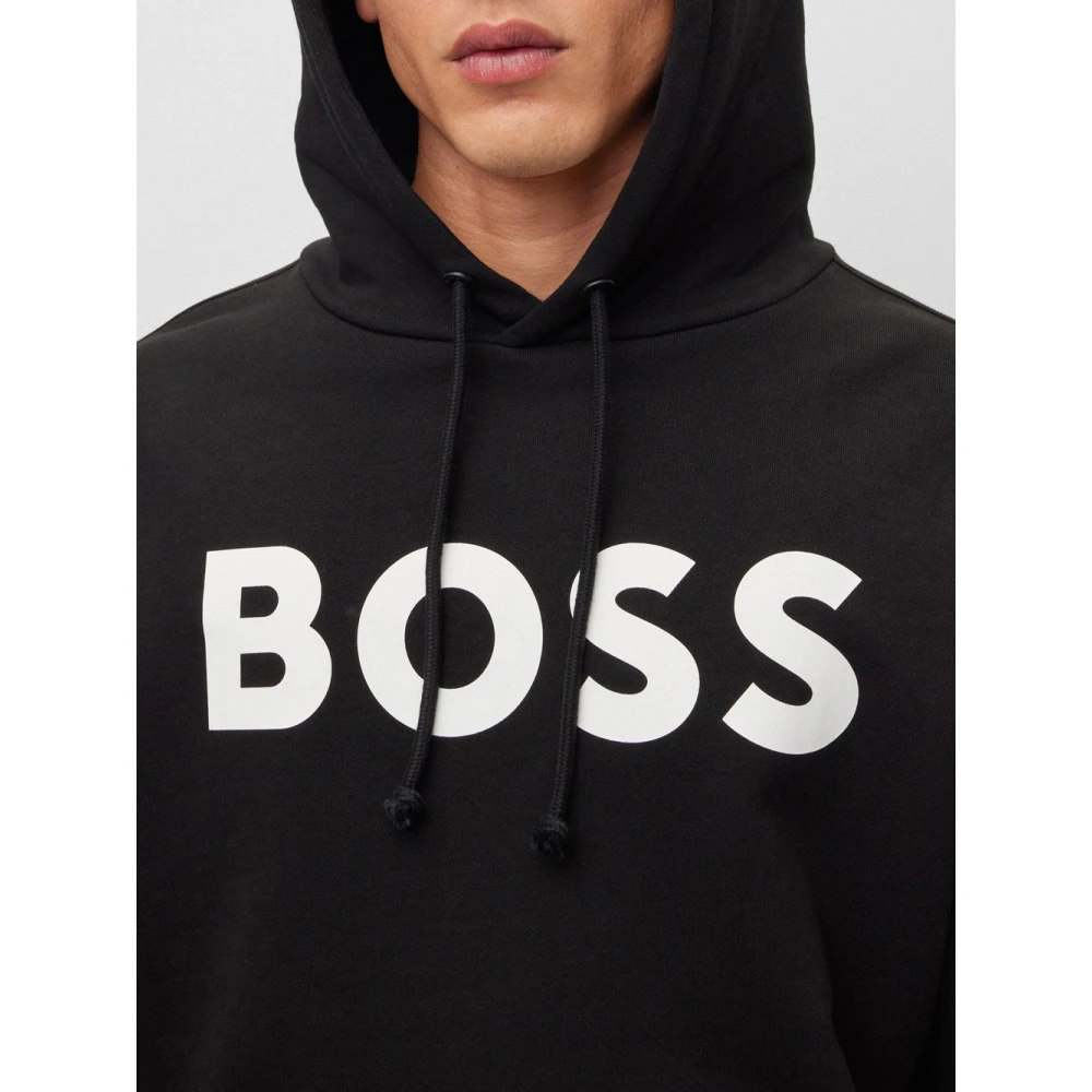 Hugo Boss Hoodies Black Heren