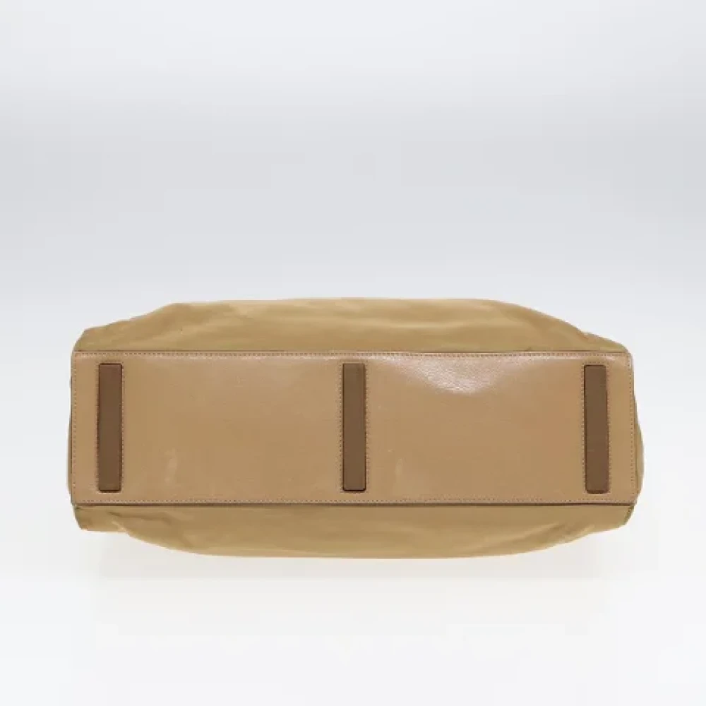 Prada Vintage Pre-owned Fabric prada-bags Beige Dames