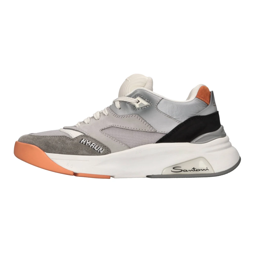 Santoni Sneakers Heren Schoenen Grijs