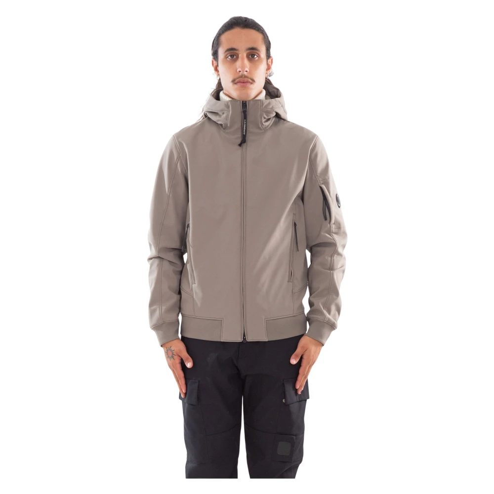 C.P. Company Hooded Shell-R Jas in 359 Beige Heren