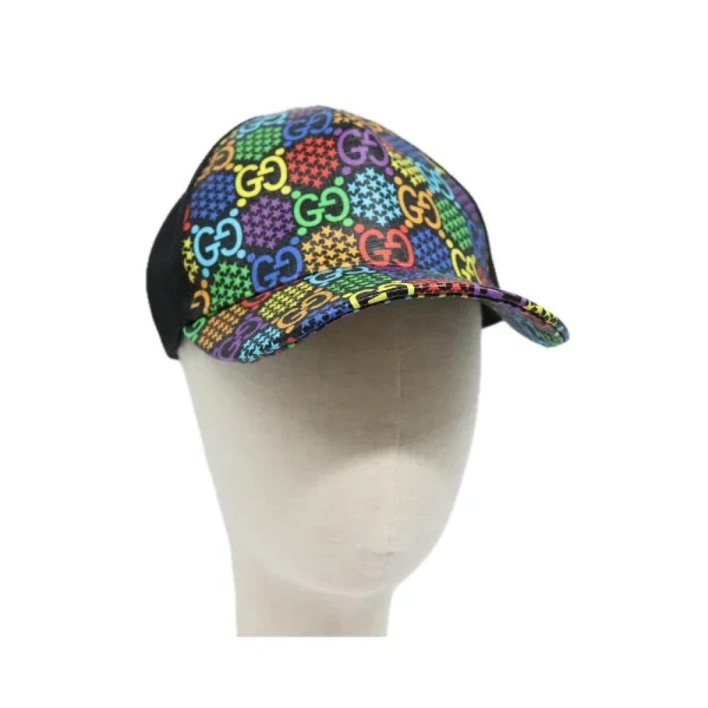 Gucci Vintage Pre-owned Canvas hats Multicolor Dames