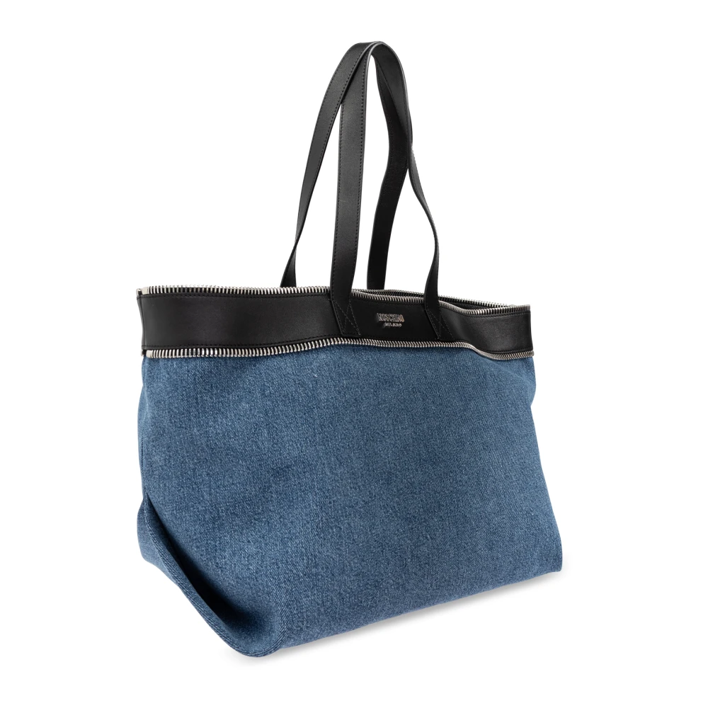 Moschino Tas type shopper Blue Dames