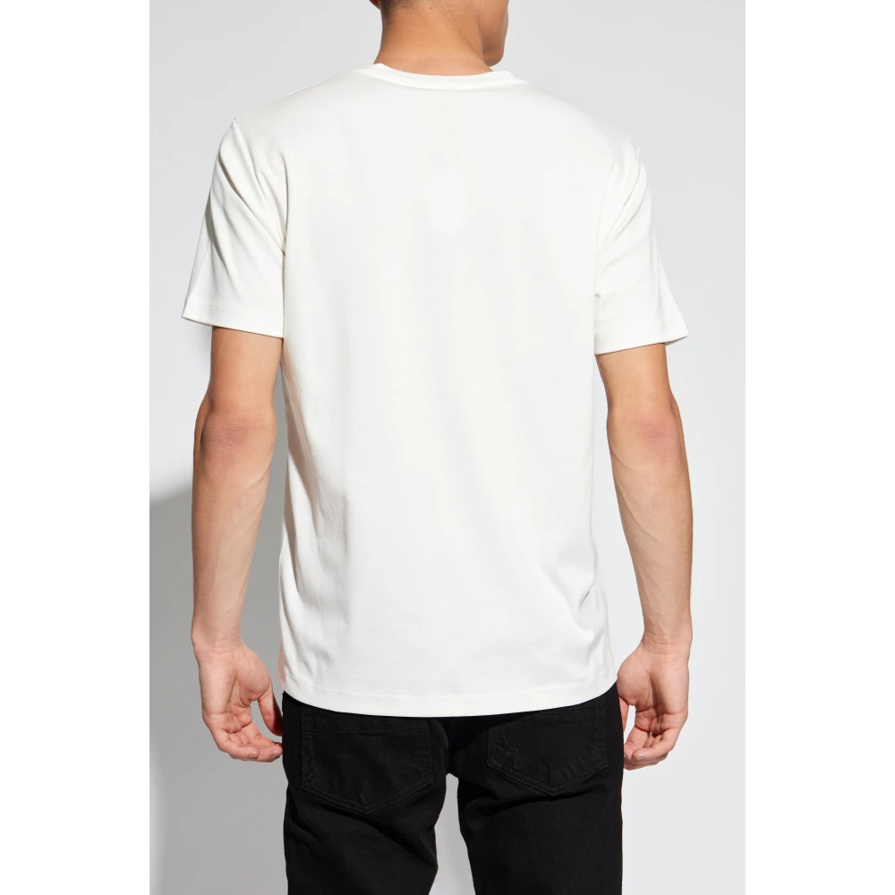 Giorgio Armani T-shirt met logo White Heren