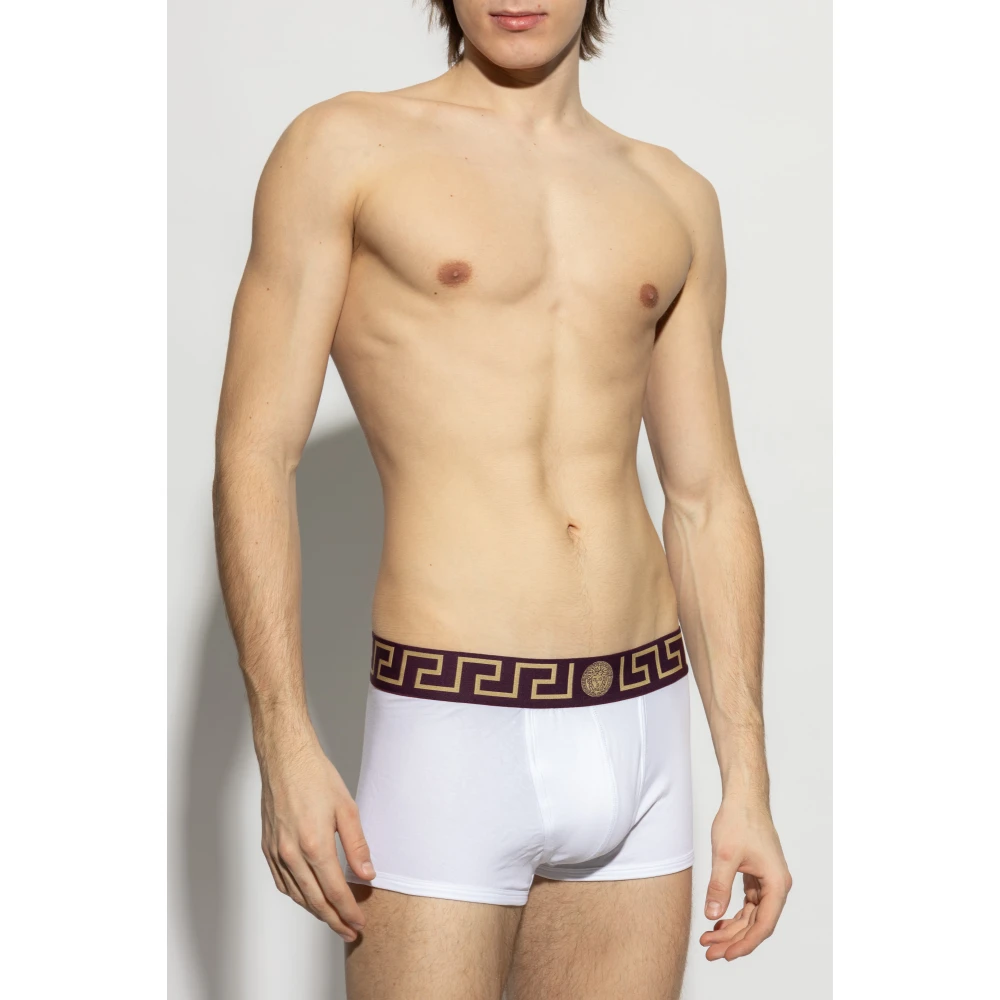Versace Katoenen boxershorts White Heren