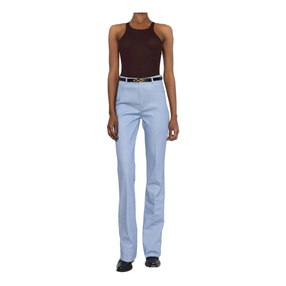 Saint Laurent Bootcut Jeans Blue Dames