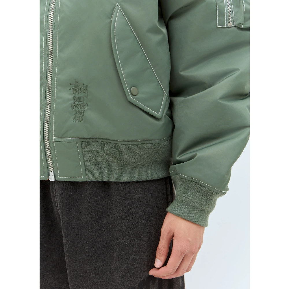 Stüssy Omkeerbare Bomberjack Green Heren