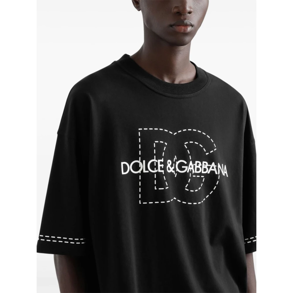 Dolce & Gabbana Zwart T-shirt Herenkleding Black Heren