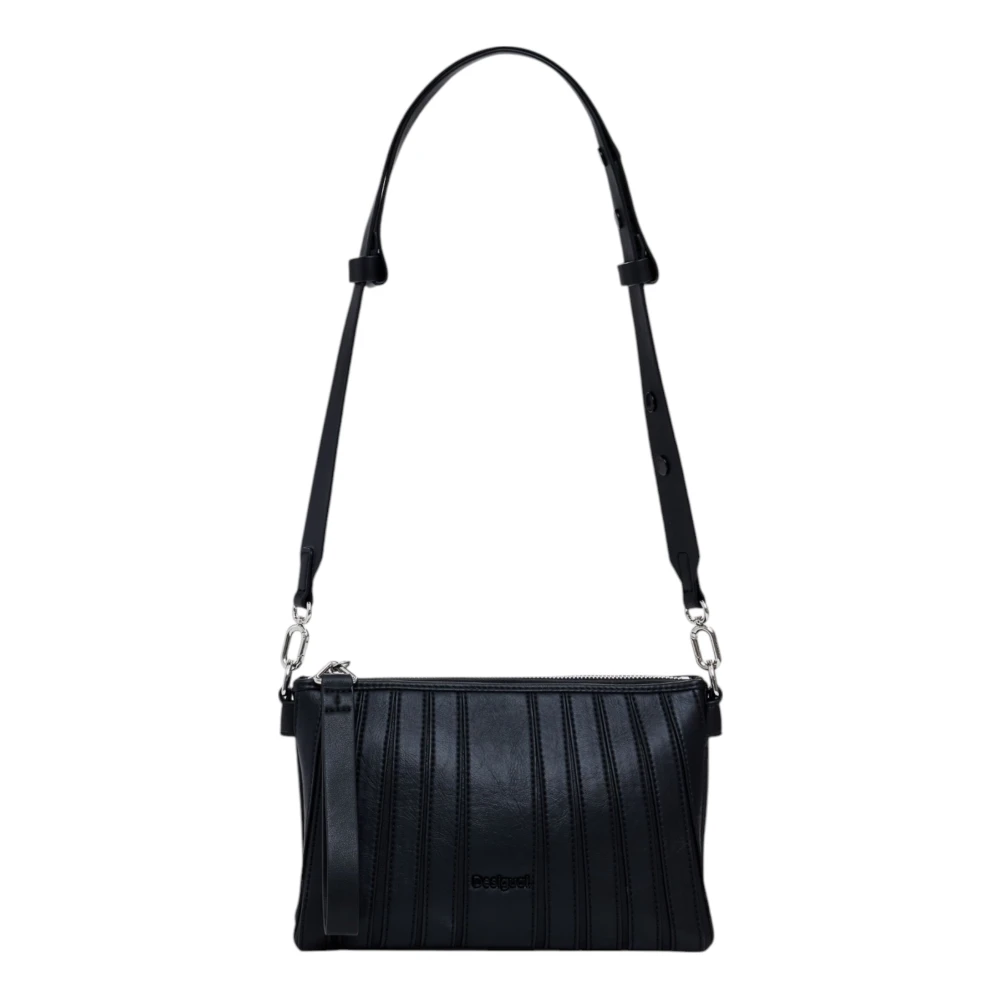 Desigual Lente Zomer Dames Middelgrote Tas Collectie Black Dames