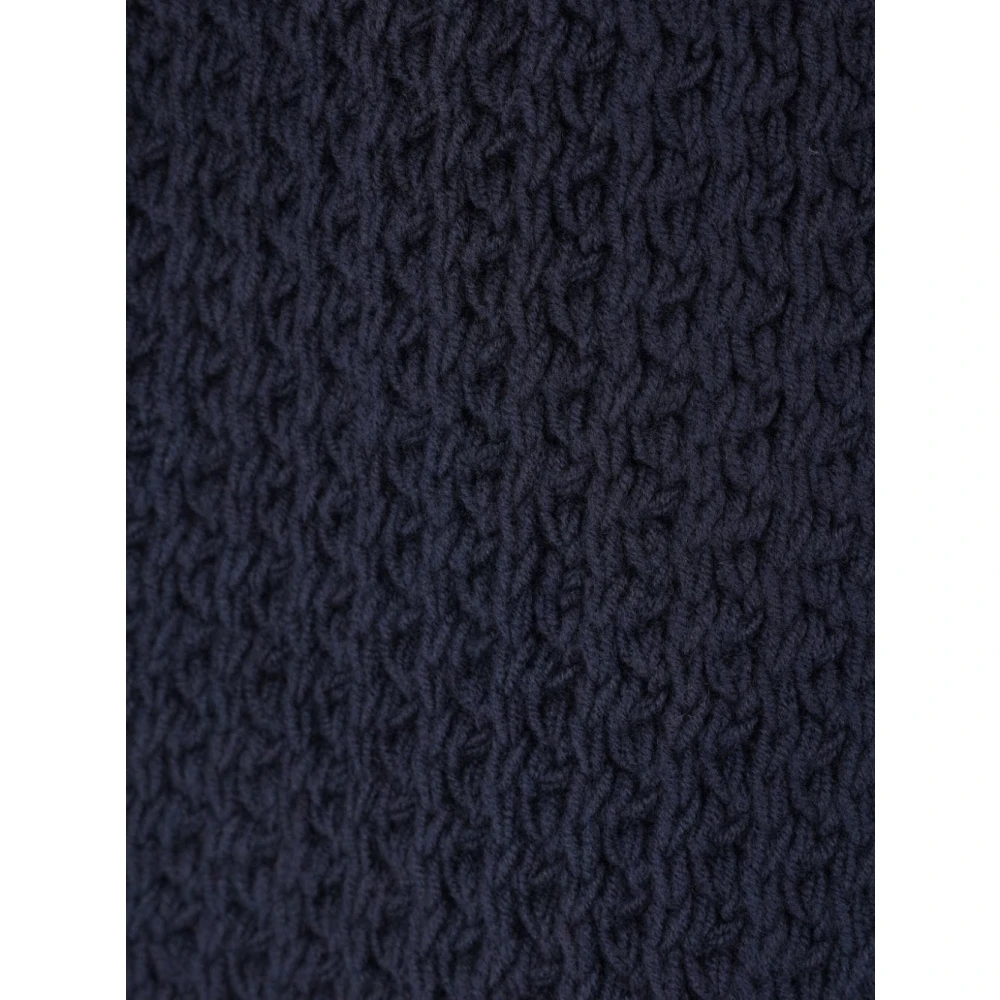 Undercover Navy Blauwe Gebreide Trui Blue Heren