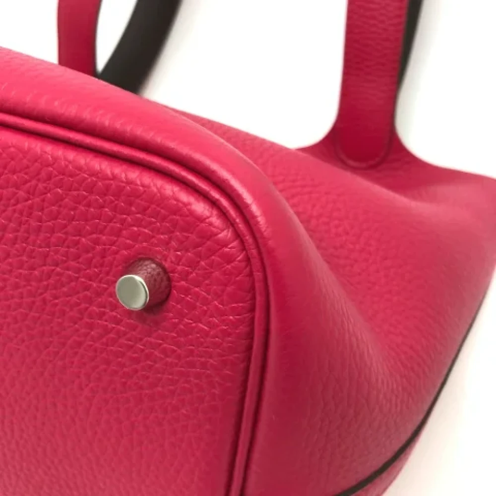 Hermès Vintage Pre-owned Leather handbags Pink Dames