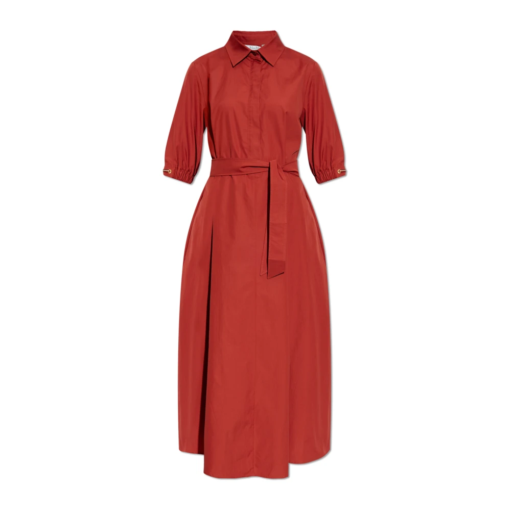 Max Mara Jurk Hoyo Red Dames