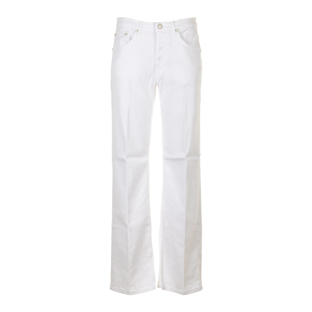Dondup Straight Jeans White Dames