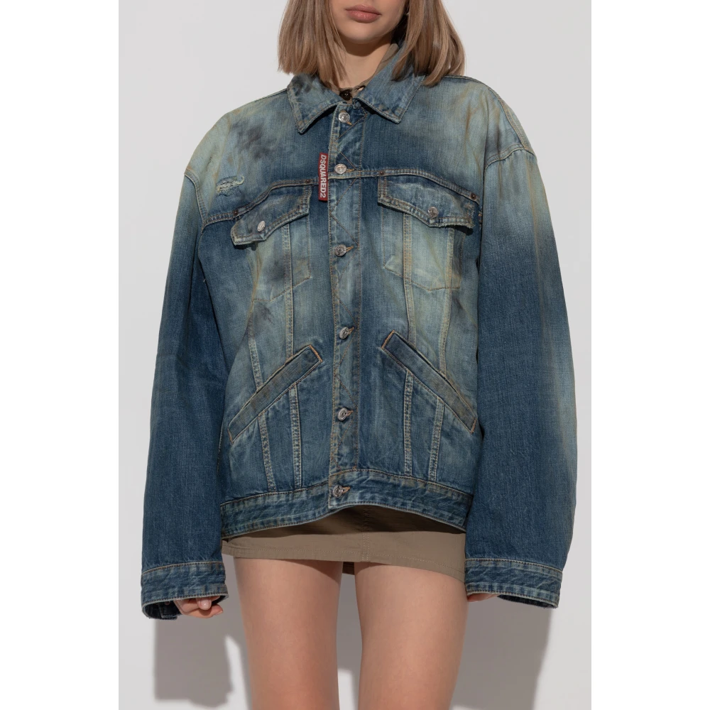 Dsquared2 Denim jas Blue Dames