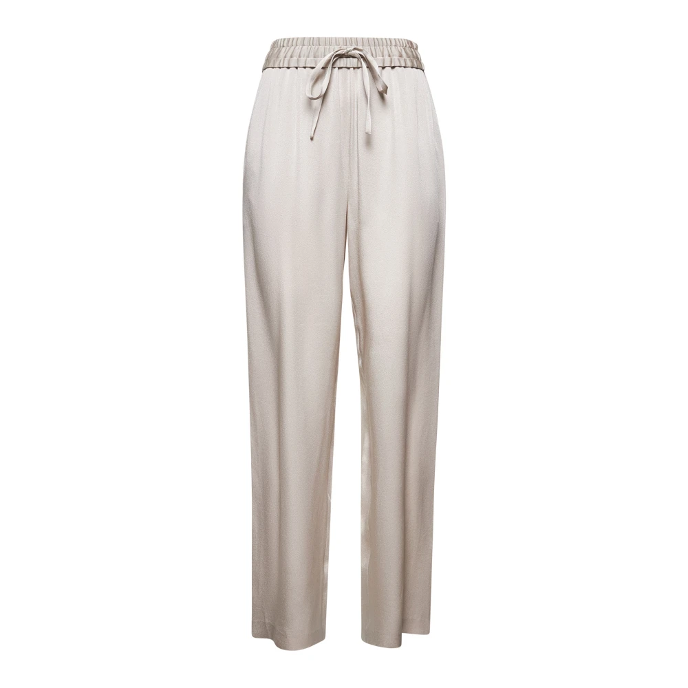 Isabel marant Relaxed Fit Beige Broek White Dames