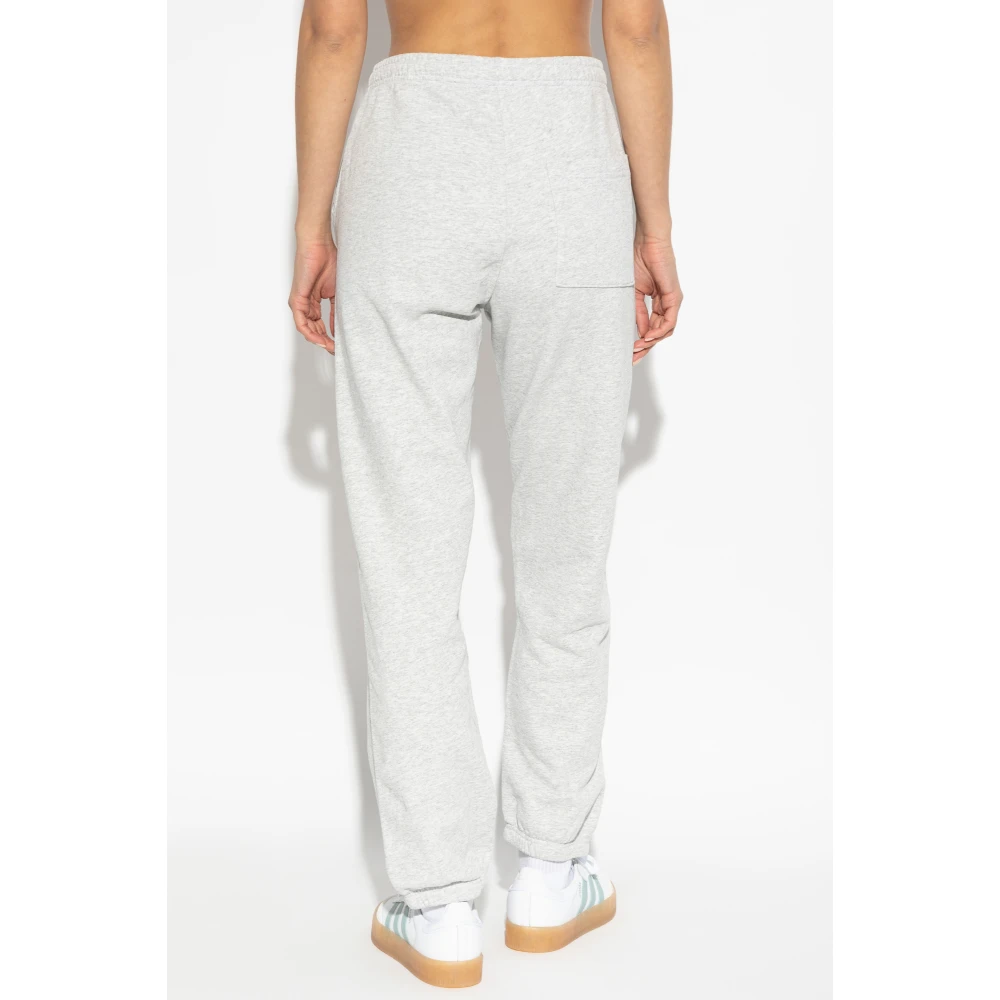 Sporty & Rich Sweatpants uit de H&W Crest Heather collectie Gray Unisex