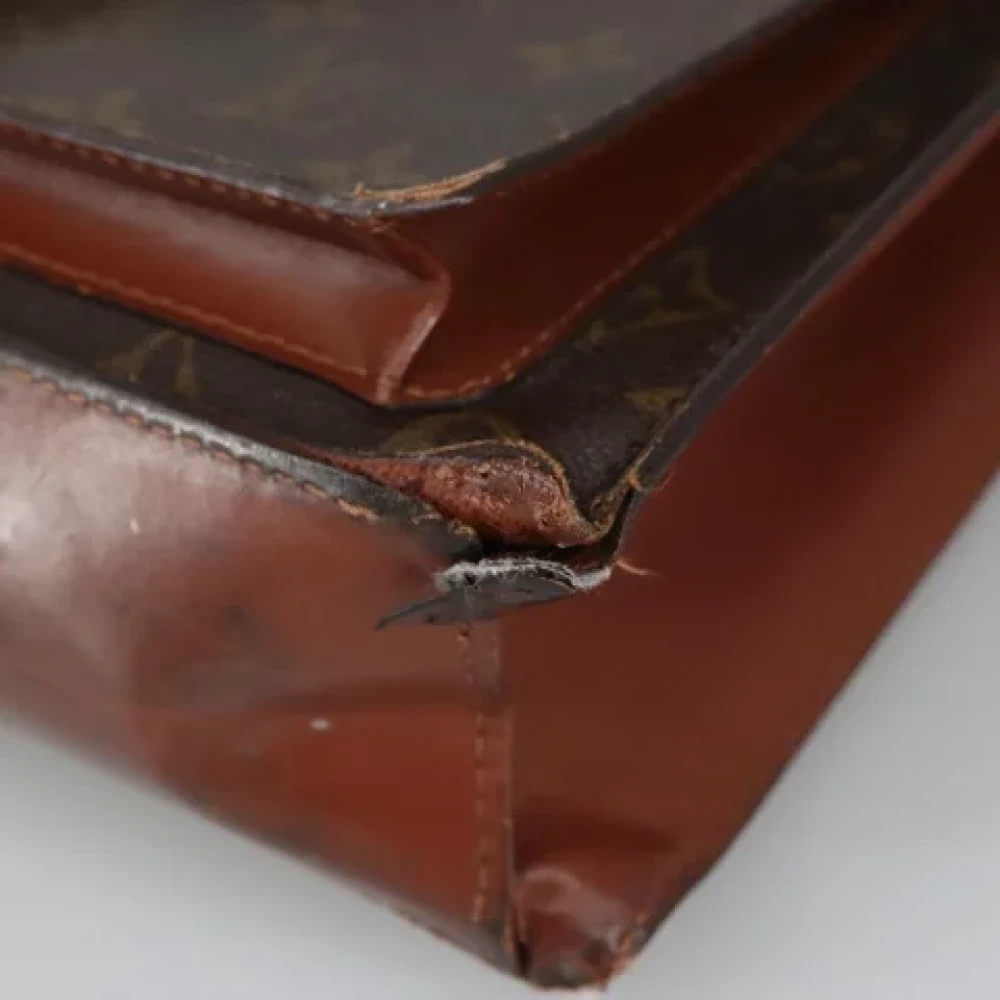 Louis Vuitton Vintage Pre-owned Canvas handbags Brown Dames