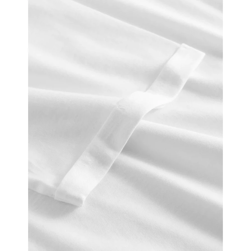 Les Deux Encore Logo Katoen Slim Fit T-shirt White Heren