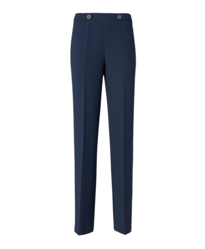 hoge-taille-stretch-polyester-broek-indigo