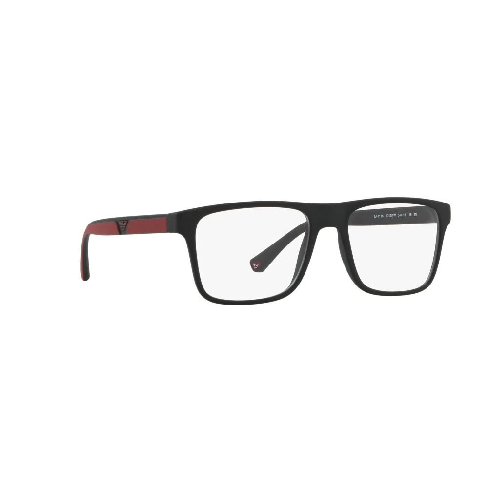 Emporio Armani Stijlvolle zonnebril met transparante lenzen Black Heren