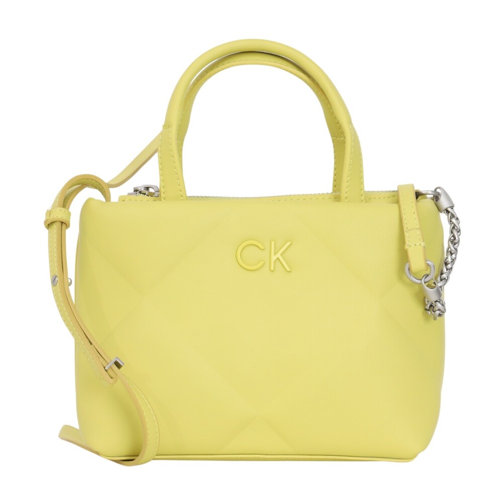 Groene Re lock Quick Tote Mini Tas Calvin Klein Schoudertassen