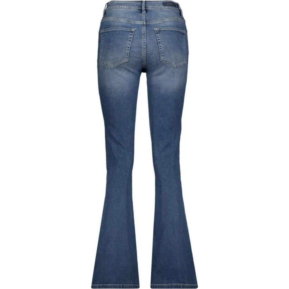 Raizzed Flare jeans met hoge taille in Middenblauw Blue Dames