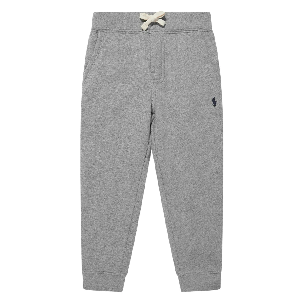 Ralph Lauren Gray Sweatpants, Male, 6 Y, Logo Joggers