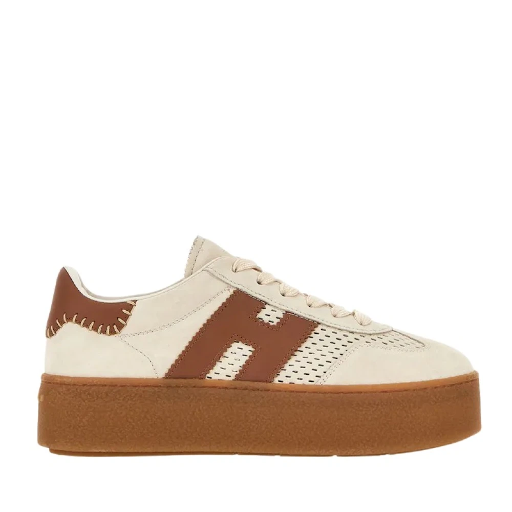 Hogan Women's Beige Sneakers, 6 Uk, Cool H698